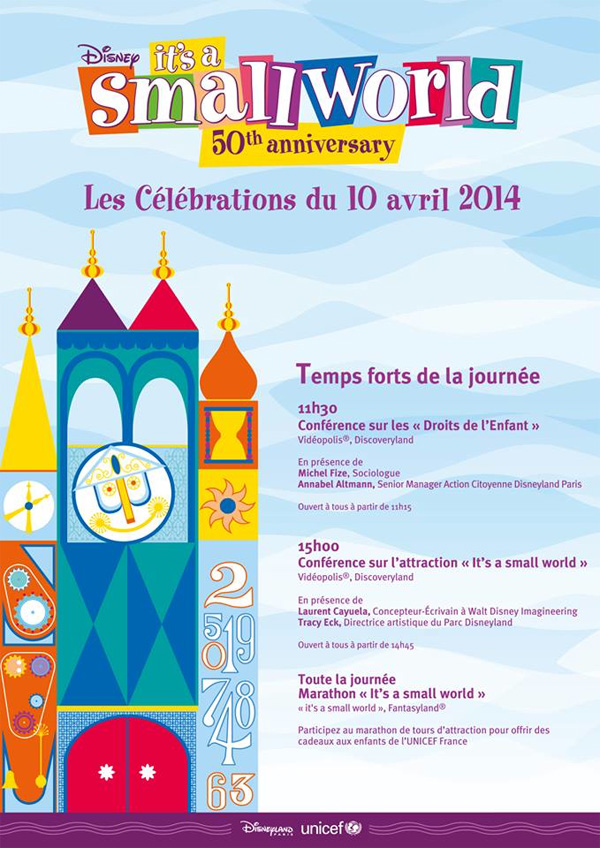 programme 50ans it's a small world