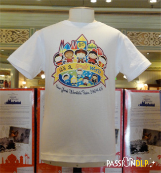 t-shirt 50ans it's a small world