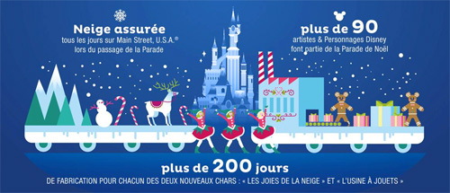 Infographie Coulisses  Noël Disneyland Paris