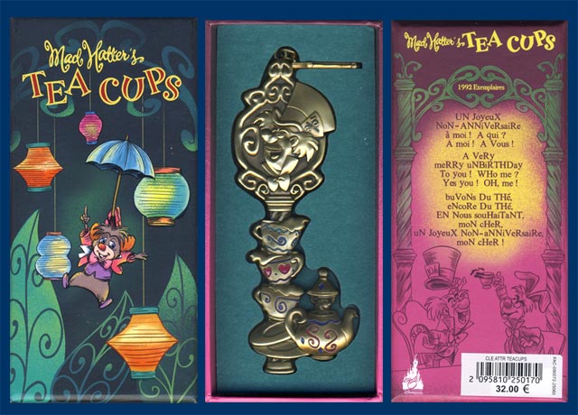 clé Mad Hatter's Tea Cups