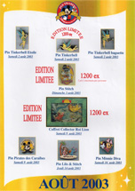affiche pins août 2003