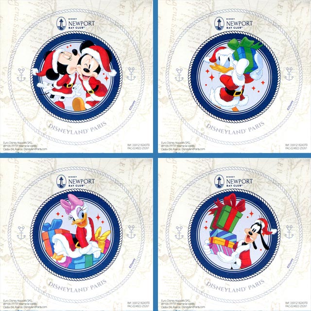 sticker newport bay club noël