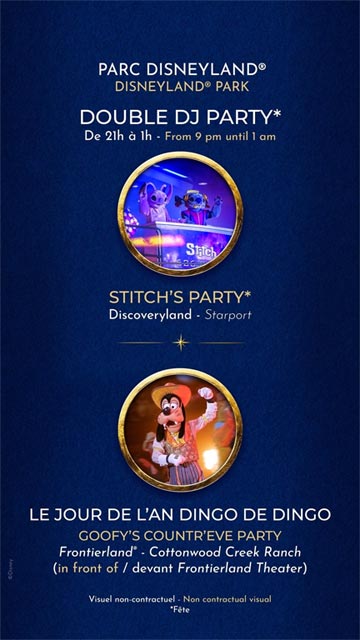 Programme soirée 31 décembre 2025